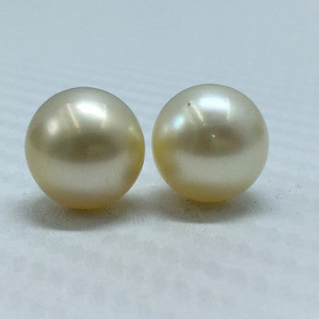 South Sea Pearl | Light Golden Color | Near Round Shape| 11.5MM (Approx.) Size