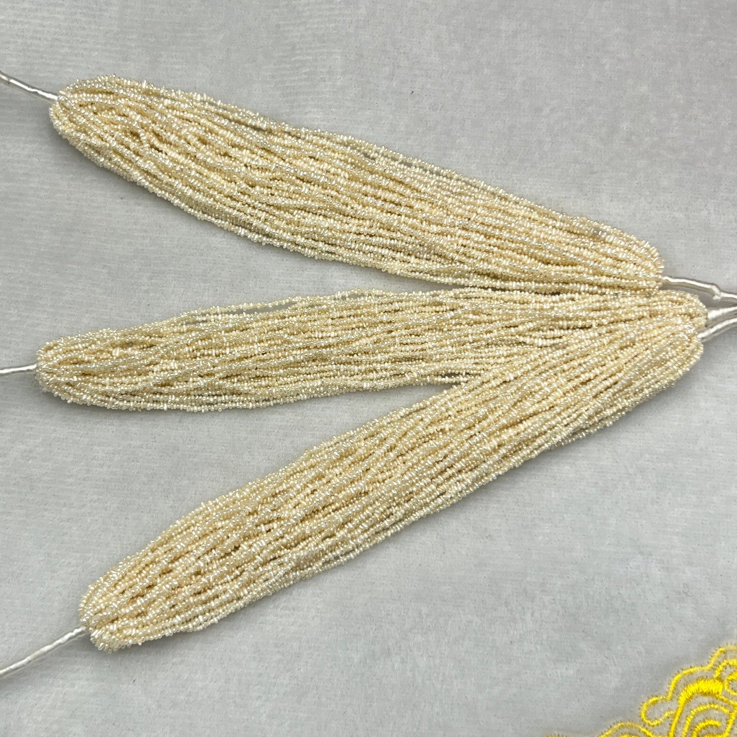 Fresh Water Pearl, Cream Color, Uneven Shape, 1.3-1.5 MM Size, AA Luster Pearl