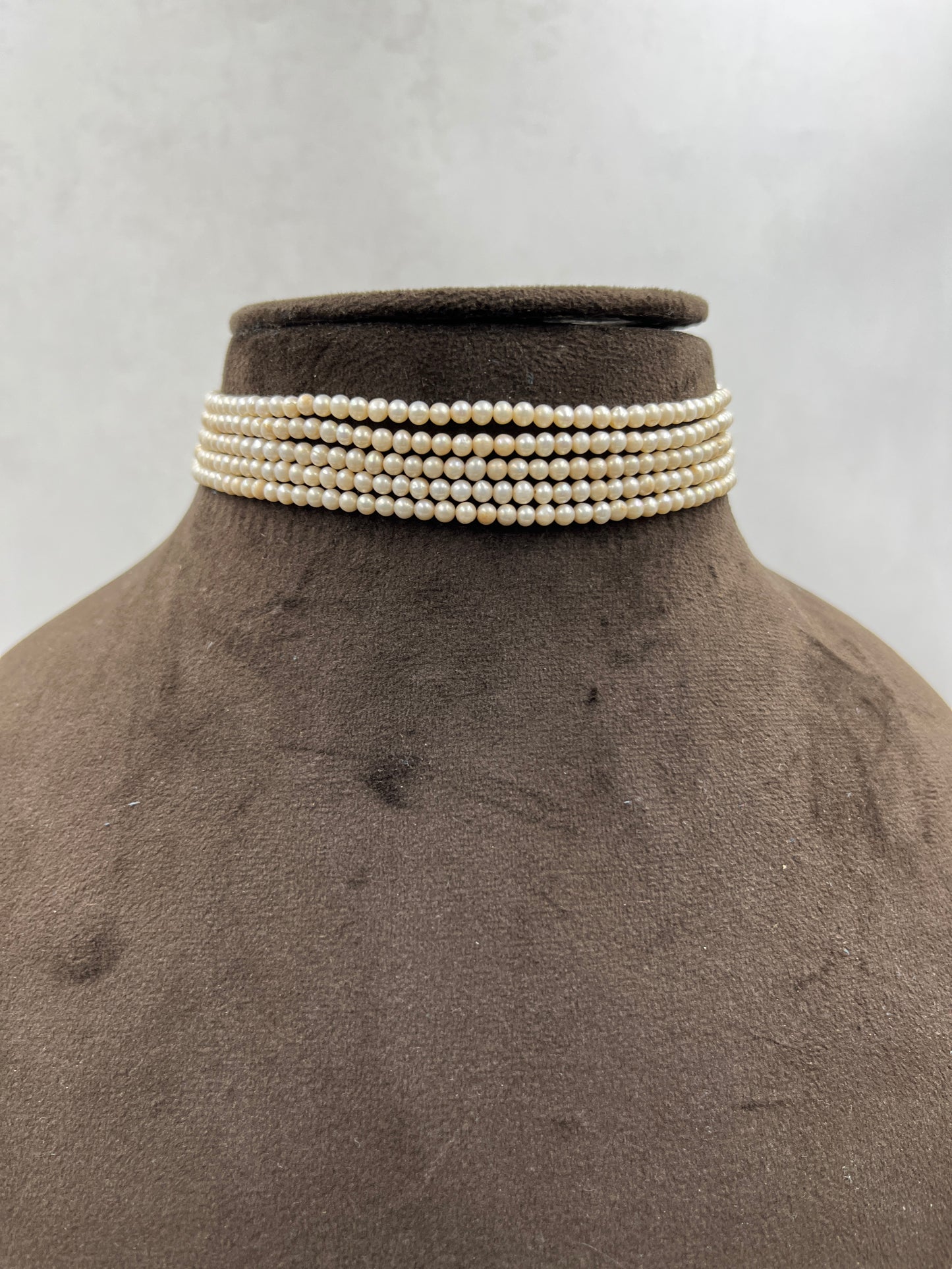 Natural Freshwater Pearl Choker with Earring and Bracelet Pendant | Handmade Elegant Pearl Jewelry