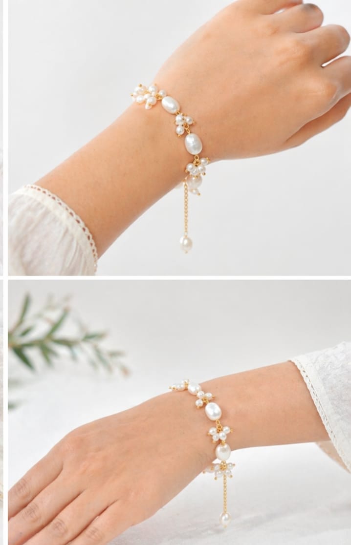 Fresh water pearls bracelet
