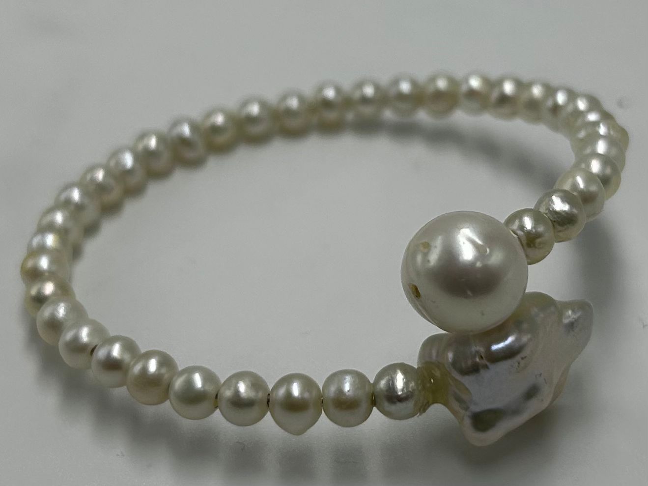 Real Freshwater Cultured Pearl Bracelet – Statement Jewelry for Women