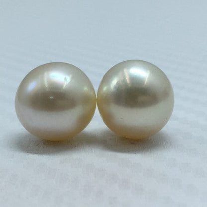 South Sea Pearl | Cream Color | Oval Shape| 11.5MM  Size