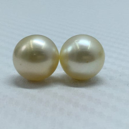 South Sea Pearl | Light Golden Color | Near Round Shape| 11.5MM (Approx.) Size