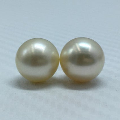 South Sea Pearl | Cream Color | Near Round Shape| 12.60MM  Size
