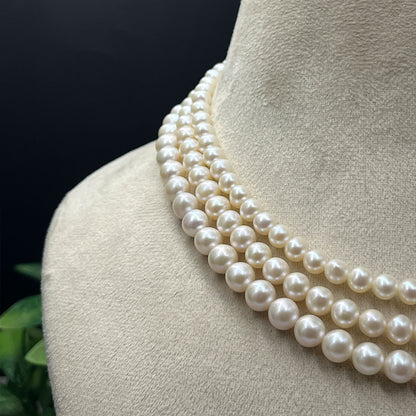 Beautiful Freshwater Pearl Necklace with Silver Clasp