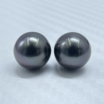 Tahitian Pearl, Black Color, Round Shape, 9.80 MM Size