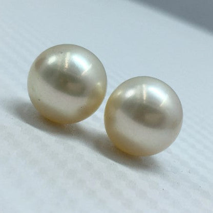 South Sea Pearl | White Color | Button Shape| 12.25MM (Approx.) Size