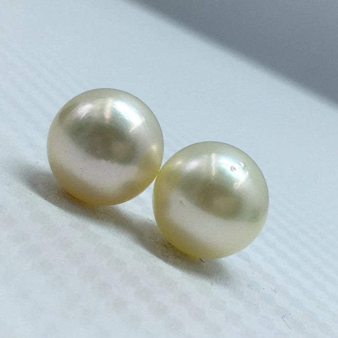 South Sea Pearl | Cream Color | Near Round Shape| 11.5MM  Size
