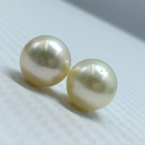 South Sea Pearl | Cream Color | Oval Shape| 11.80MM  Size