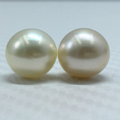 South Sea Pearl | Cream Color| Button Shape| 11.5MM  Size