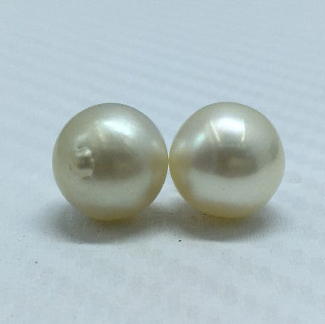 South Sea Pearl | Light Golden Color| Button Shape| 11.5 MM (Approx.) Size