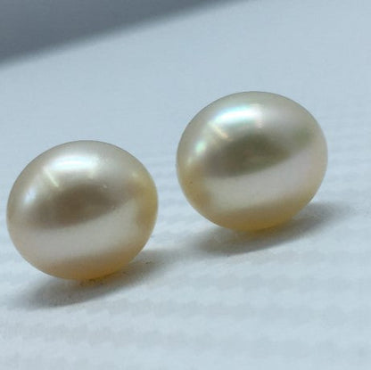 South Sea Pearl | Cream Color| Button Shape| 11.25 MM (Approx.) Size