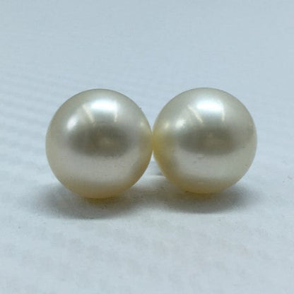 South Sea Pearl | Light Golden Color| Button Shape| 12 MM (Approx.) Size