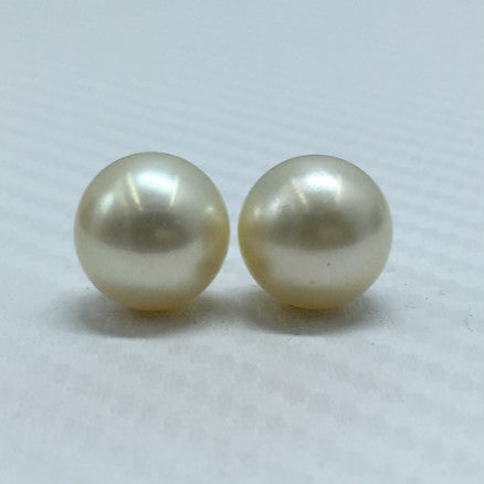 South Sea Pearl | Cream Color| Near Round Shape| 11.5MM  Size