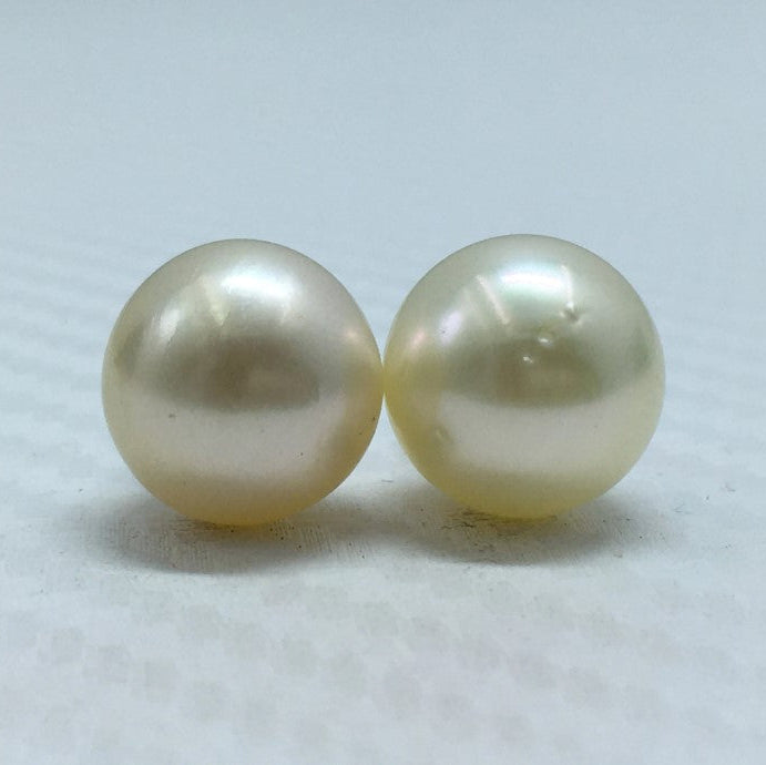 South Sea Pearl | Cream Color | Near Round Shape| 11.5MM  Size