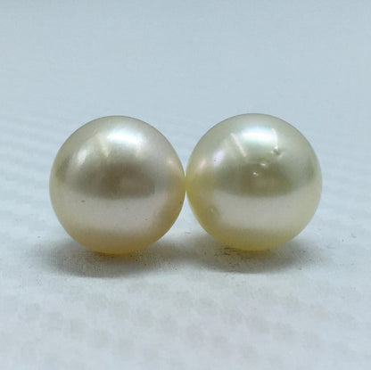 South Sea Pearl | Cream Color | Near Round Shape| 11.5MM  Size