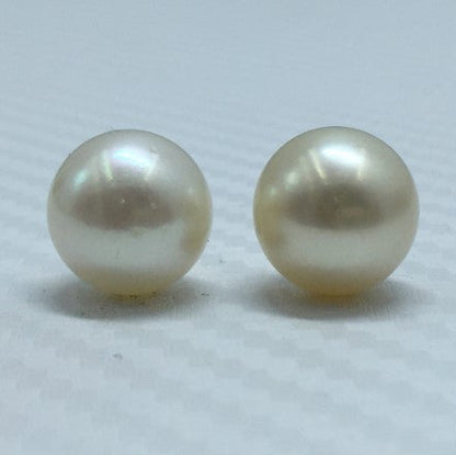 South Sea Pearl | Light Golden Color| Button Shape| 11 MM Size