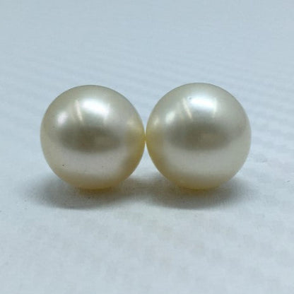 South Sea Pearl | Light Golden Color| Button Shape| 12 MM (Approx.) Size