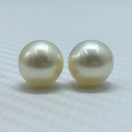 South Sea Pearl | Cream Color| Button Shape| 12 MM (Approx.) Size