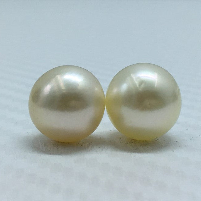 South Sea Pearl | Cream Color | Near Round Shape| 11.5MM  Size