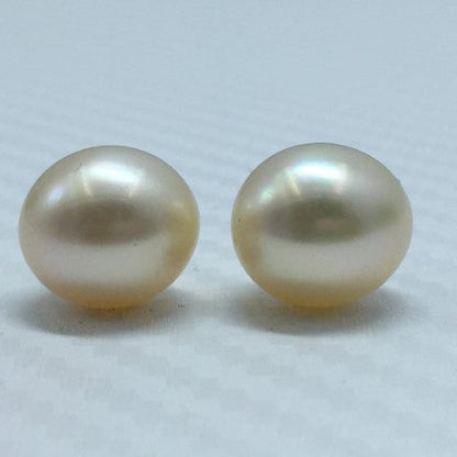 South Sea Pearl | Cream Color| Button Shape| 11.25 MM (Approx.) Size