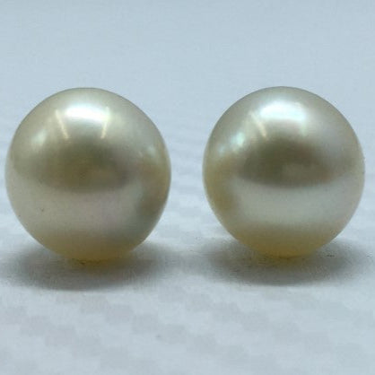South Sea Pearl | Light Golden Color| Button; Shape| 11.5MM