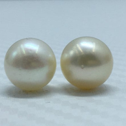 South Sea Pearl | Light Golden Color| Button Shape| 11 MM Size