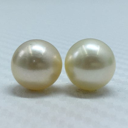 South Sea Pearl | Cream Color | Oval Shape| 11.80MM  Size