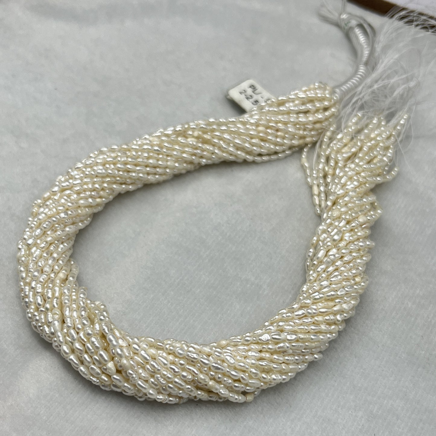Fresh Water Pearl Off White Color, Rice Shape, Good Luster Pearl 2-2.5 MM Size