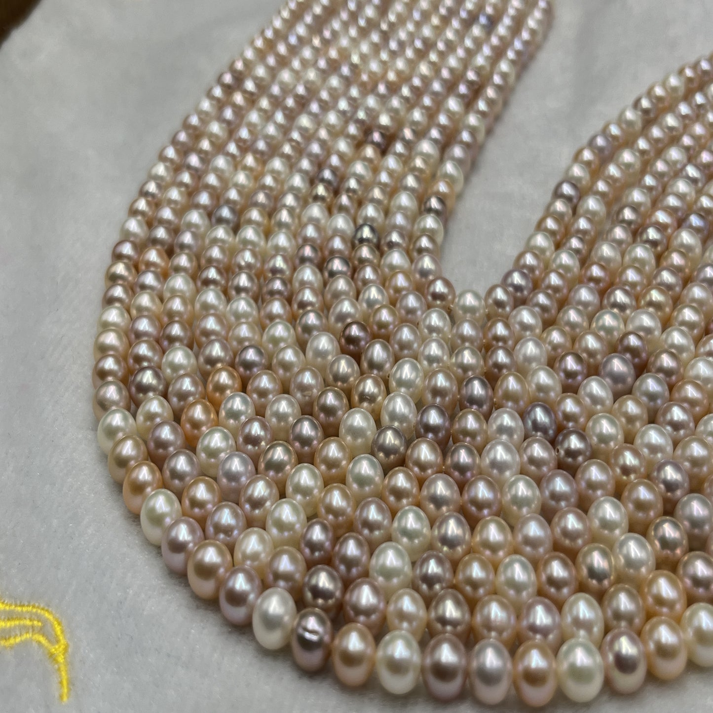 Fresh Water Pearl Multi Color, Round Shape, AAA Luster Pearl, 6-6.5 MM Size