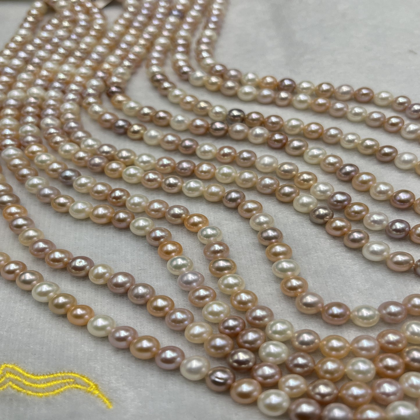 Fresh Water Pearl Multi Color, Round Shape, AAA Luster Pearl, 6-6.5 MM Size