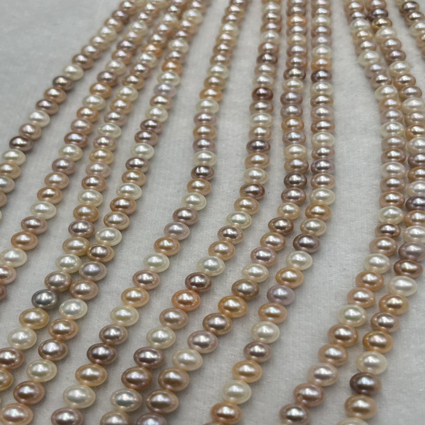 Fresh Water Pearl Multi Color, Round Shape, AAA Luster Pearl, 6-6.5 MM Size