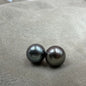 Natural Loose Tahitian Black Pearl | Round Genuine Cultured Pearl | High Luster Pearl for Fine Jewelry Making