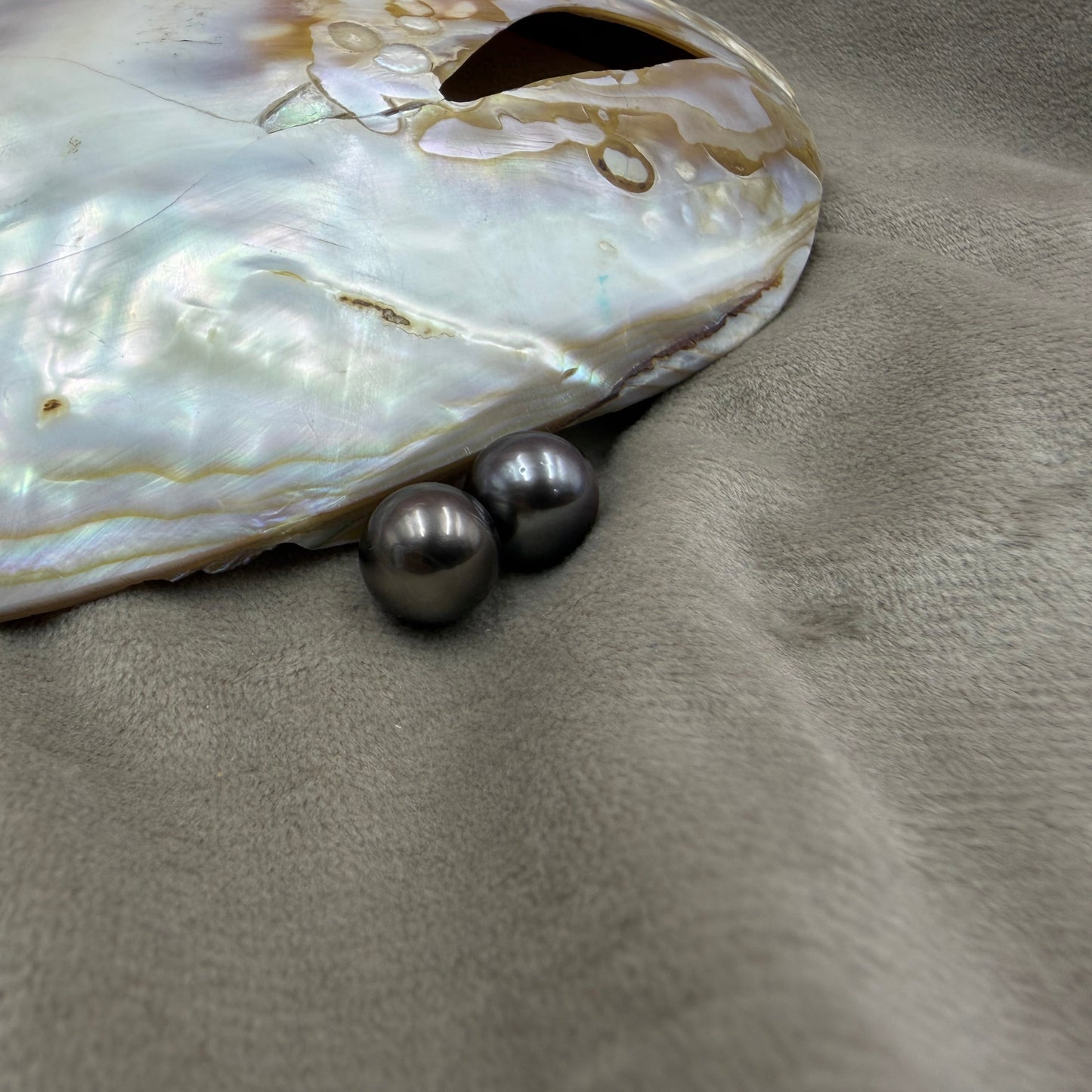 Natural Loose Tahitian Black Pearl | Round Genuine Cultured Pearl | High Luster Pearl for Fine Jewelry Making