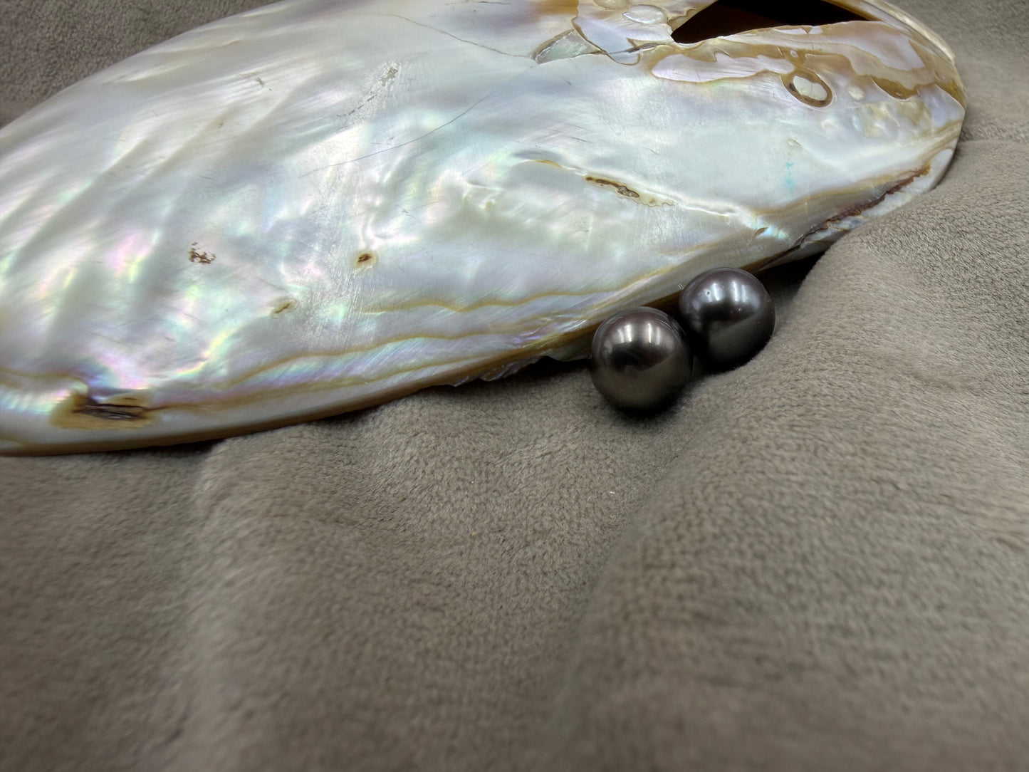 Natural Loose Tahitian Black Pearl | Round Genuine Cultured Pearl | High Luster Pearl for Fine Jewelry Making