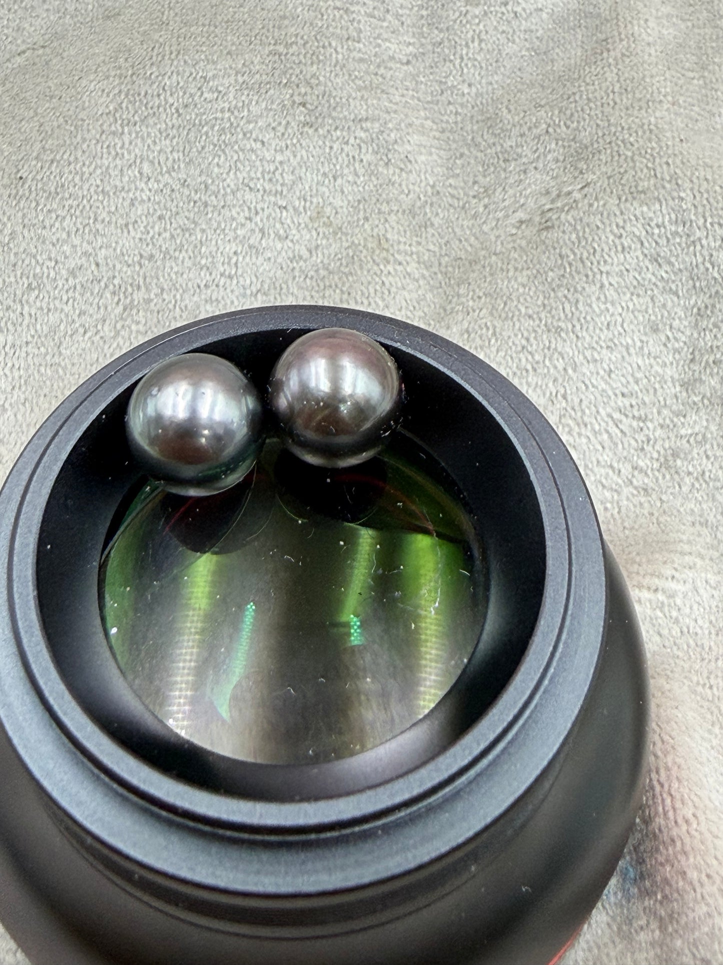 Natural Loose Tahitian Black Pearl | Round Genuine Cultured Pearl | High Luster Pearl for Fine Jewelry Making