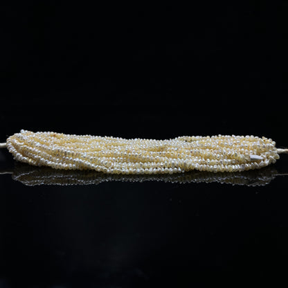 Japan Keshi Pearl Light Golden Color, Uneven Shape, AA Luster Pearl, 2-2.5 MM Size