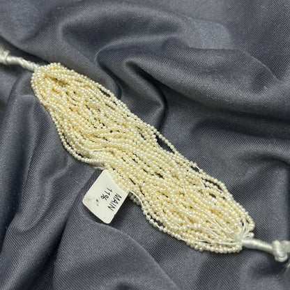 Fresh Water Pearl, Cream Color, Oval Shape, 2 MM