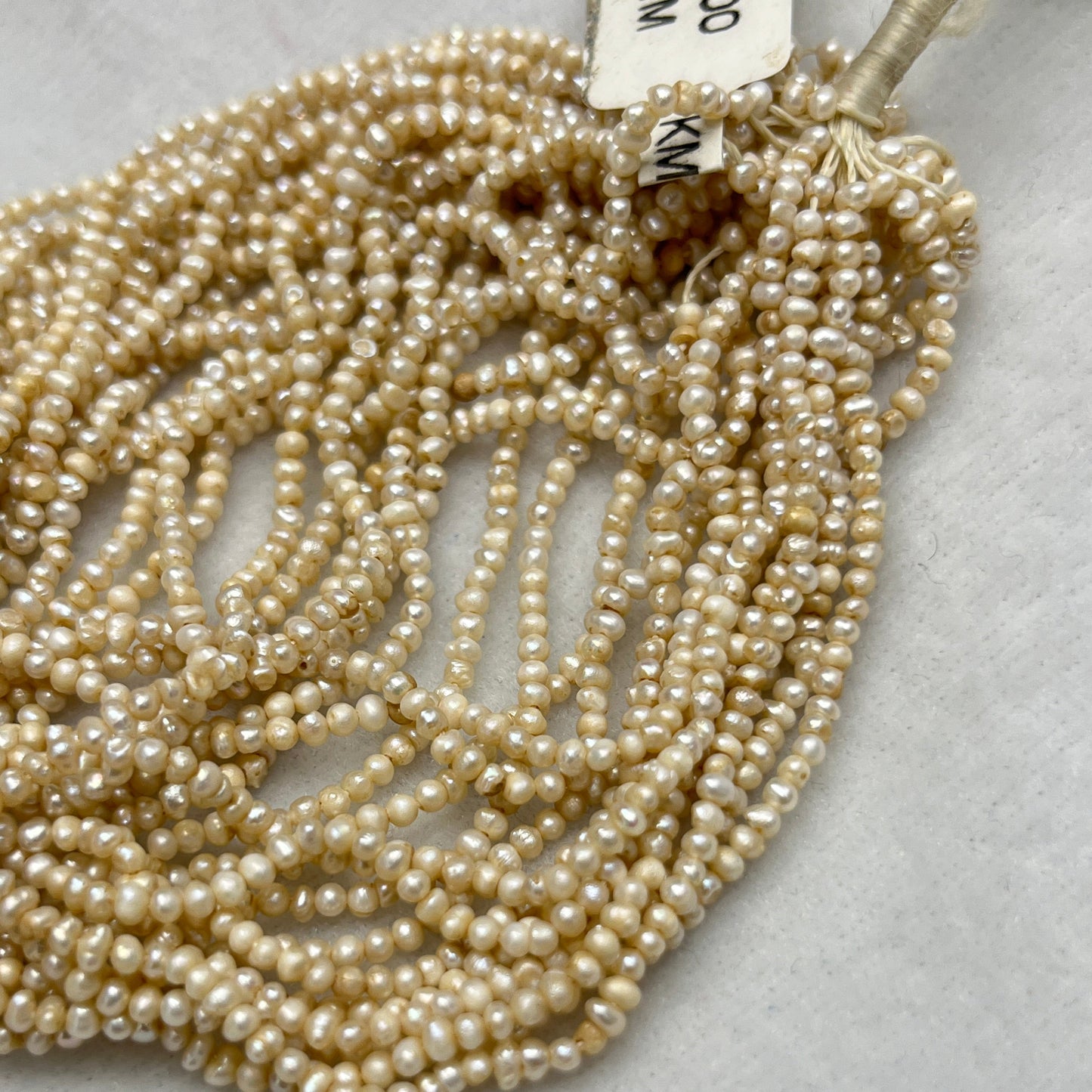 Fresh Water Pearl, Basra Color, Near Round Shape, 2.25 MM Size