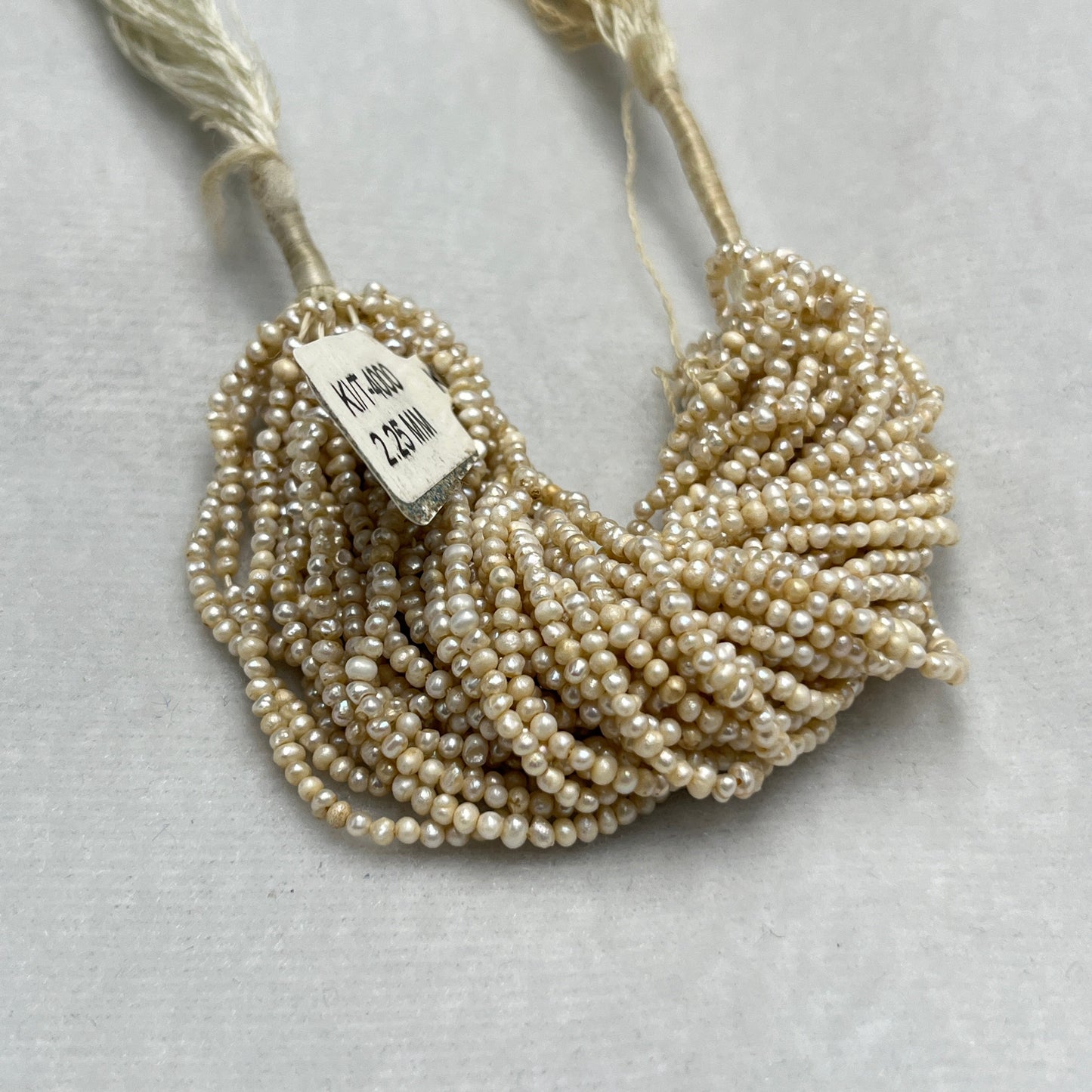 Fresh Water Pearl, Basra Color, Near Round Shape, 2.25 MM Size