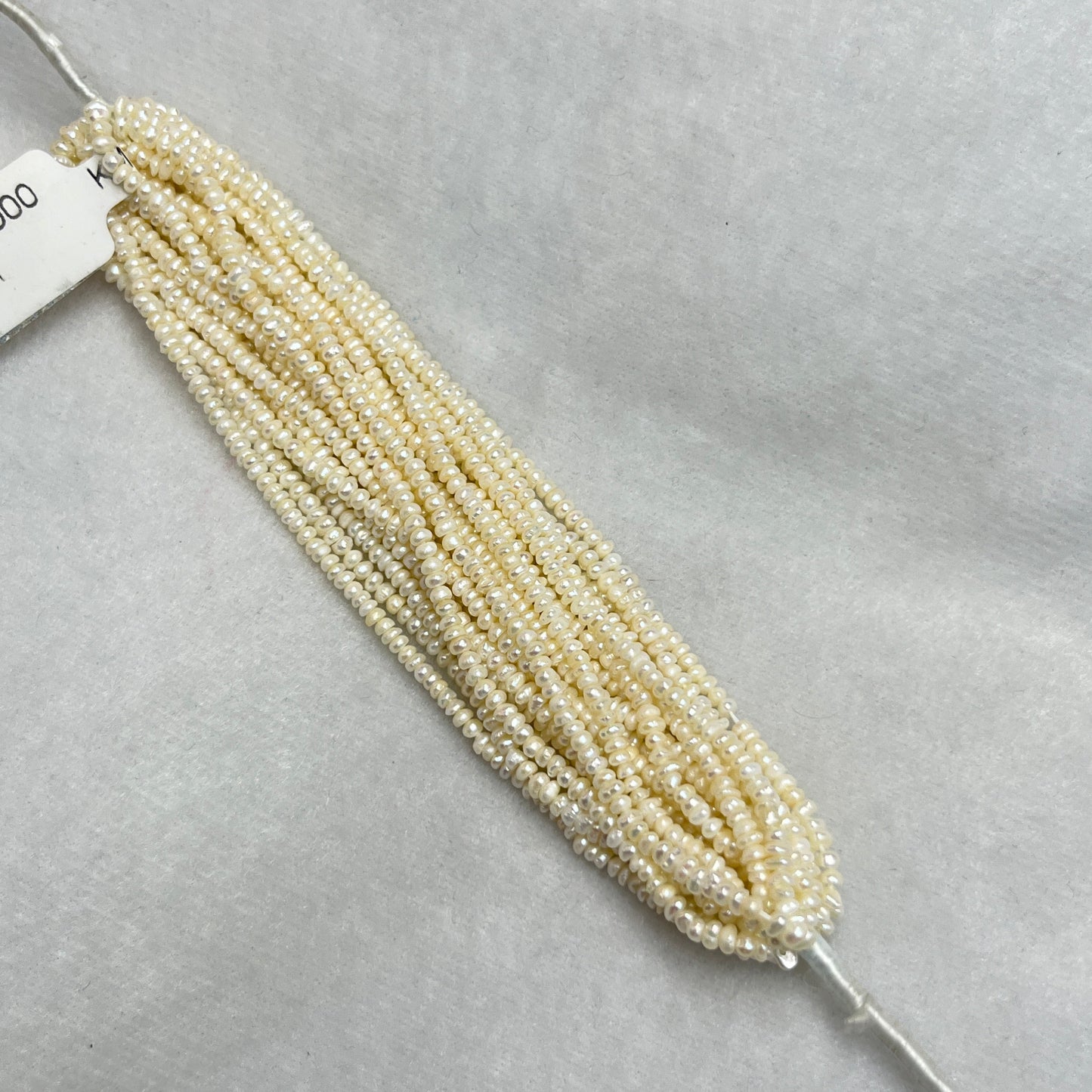 Fresh Water Pearl, White Color, Uneven Shape, 2 MM Size