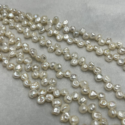 Fresh Water Pearl, Off White Color, Fancy Shape, 6-8 MM Size