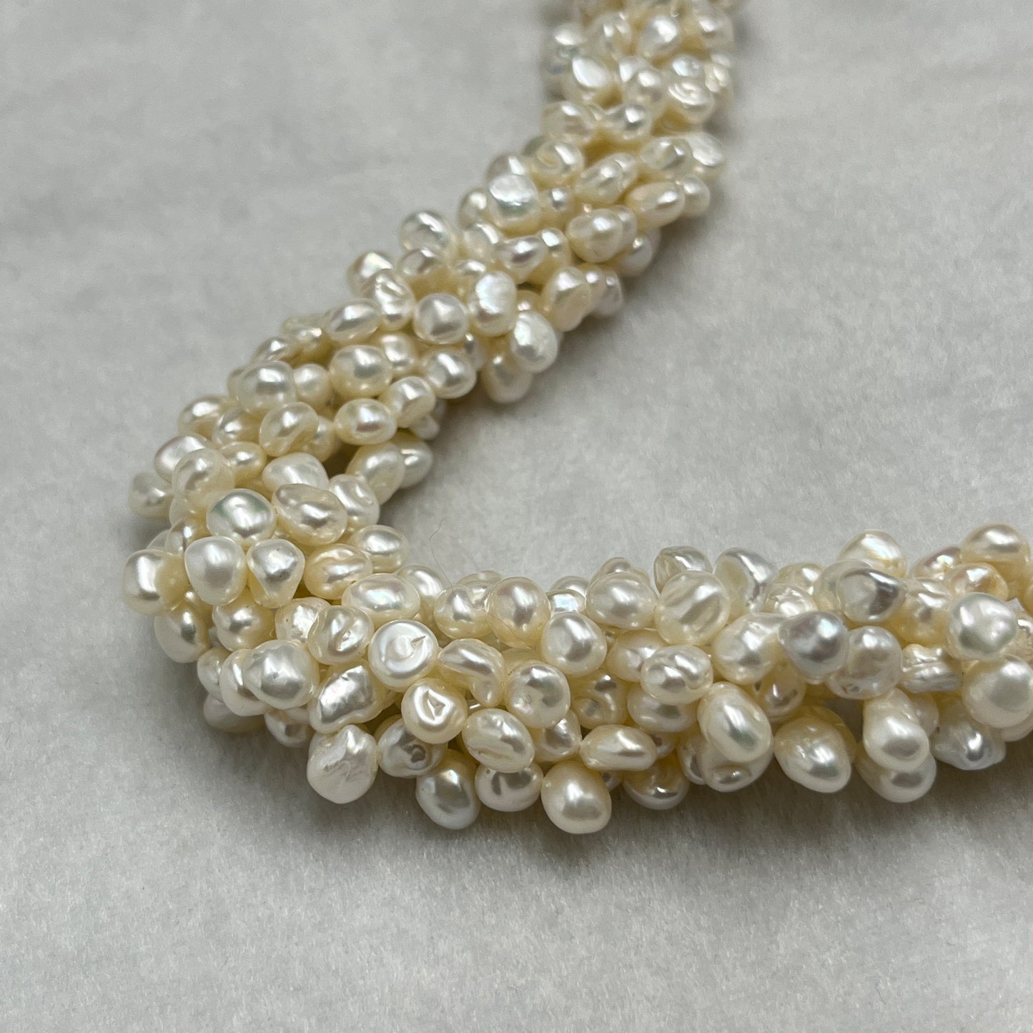 Fresh Water Pearl, Off White Color, Fancy Shape, 6-8 MM Size