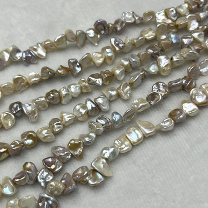 Fresh Water Pearl, Multicolor, Fancy Shape, Uneven Size
