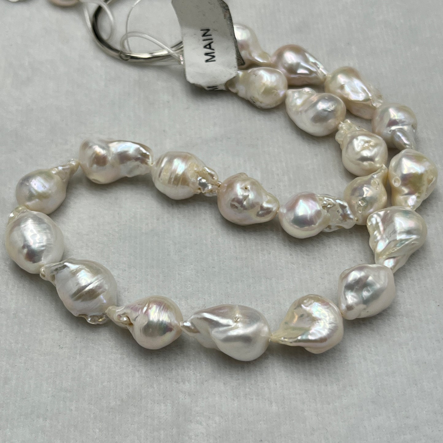 Fresh Water Pearl, Cream, Baroque Shape, 12-15MM Size