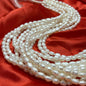 Fresh Water Pearl White Color , Tumble Shape, 7MM Size
