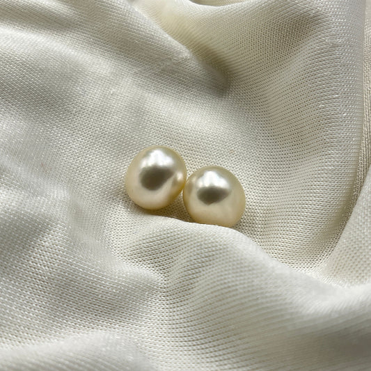 South Sea Pearl | Light Golden Color| Drop Shape| 11.25 MM (Approx.) Size