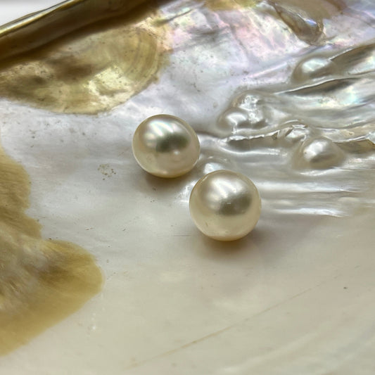 South Sea Pearl | Light Golden Color| Drop Shape| 11.25 MM (Approx.) Size