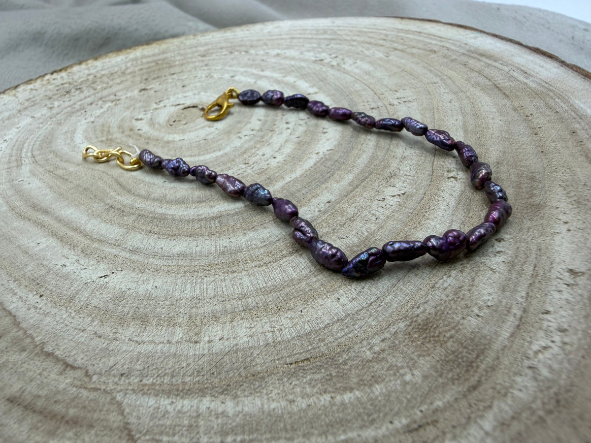 Freshwater Pearl Necklace, Bracelet Jewelry Set