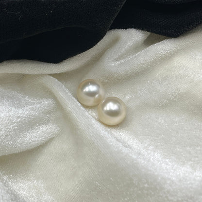 South Sea Pearl | Cream Color| Button Shape| 11.25 MM (Approx.) Size